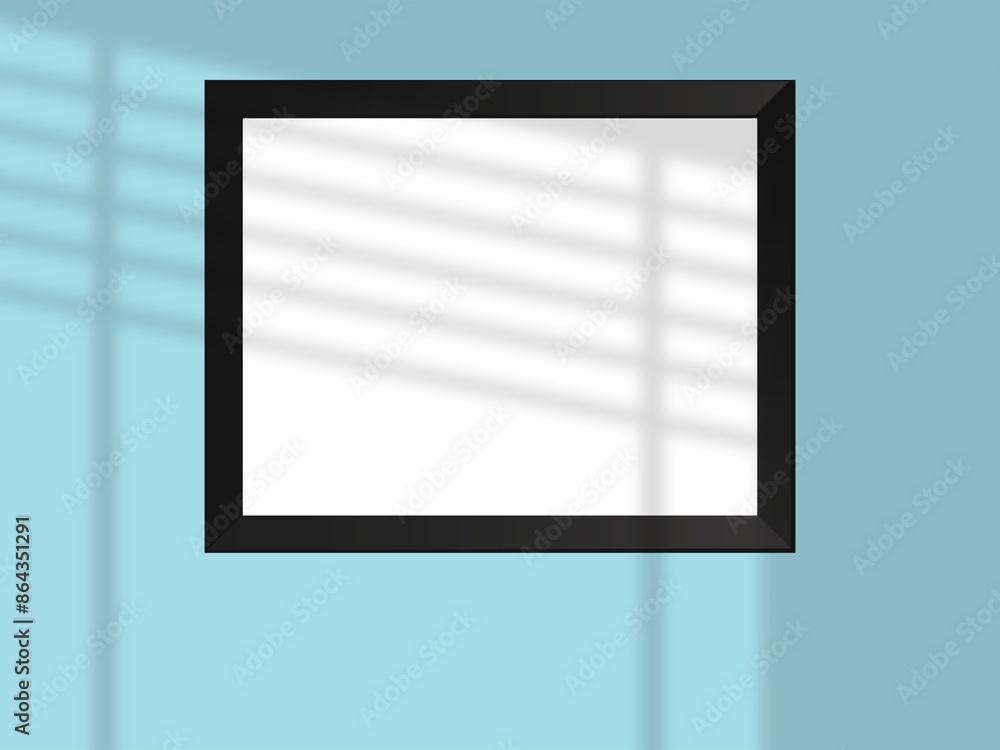 frame for paintings or photographs on zest background, minimalist gallery style frame for paintings or photographs on zest background, minimalist gallery style