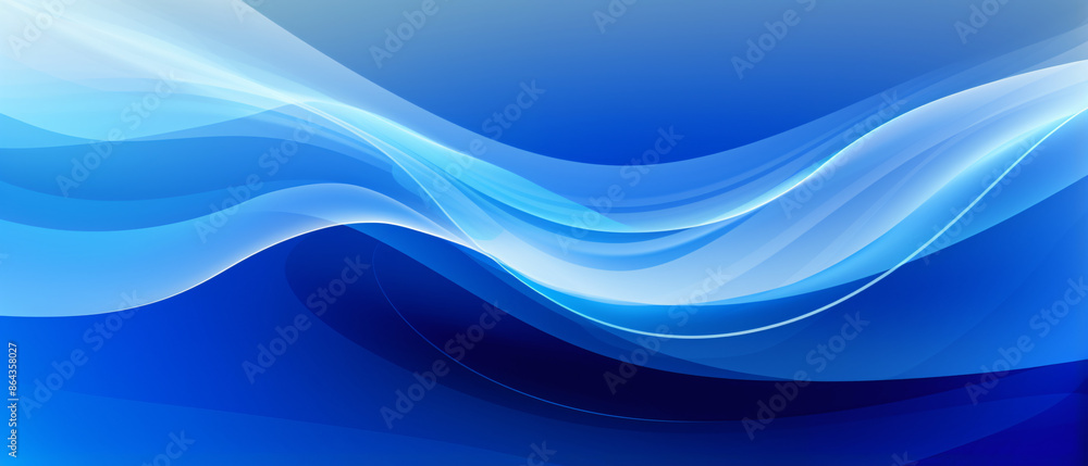 Fototapeta premium This image is a vector file depicting a blue abstract background with modern aesthetics.