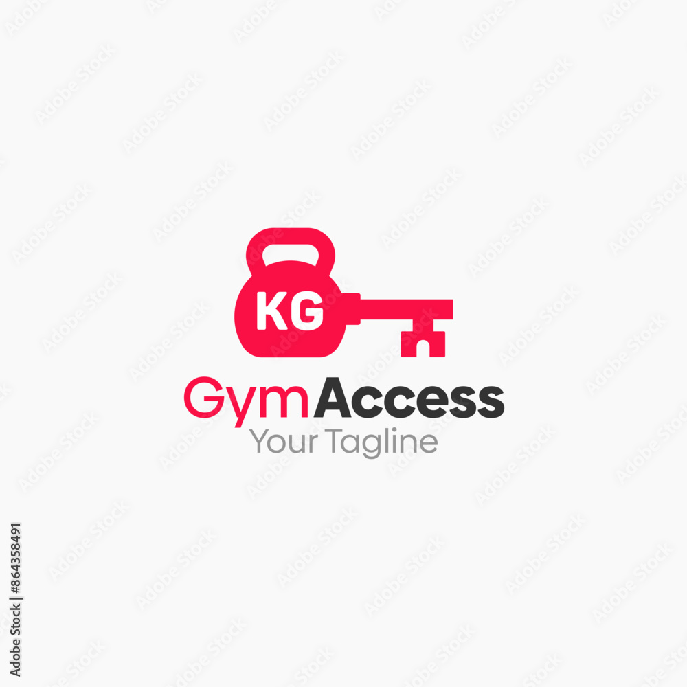 Gym Access Logo Vector Template Design. Good for Business, Start up, Agency, and Organization Gym Access Logo Vector Template Design. Good for Business, Start up, Agency, and Organization