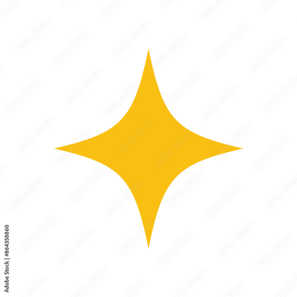 Vector yellow icons in flat style. illustration star, star icon simple design. yellow star icon on white background Vector yellow icons in flat style. illustration star, star icon simple design. yellow star icon on white background