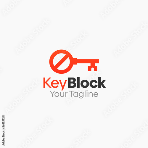 Key Block Logo Vector Template Design. Good for Business, Start up, Agency, and Organization