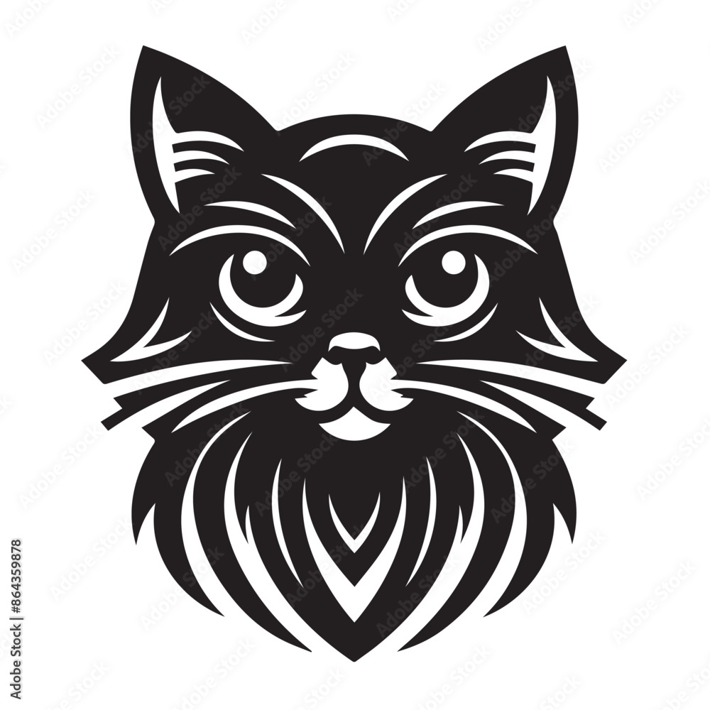 Cat Silhouette Vector Illustration Cat Silhouette Vector Illustration