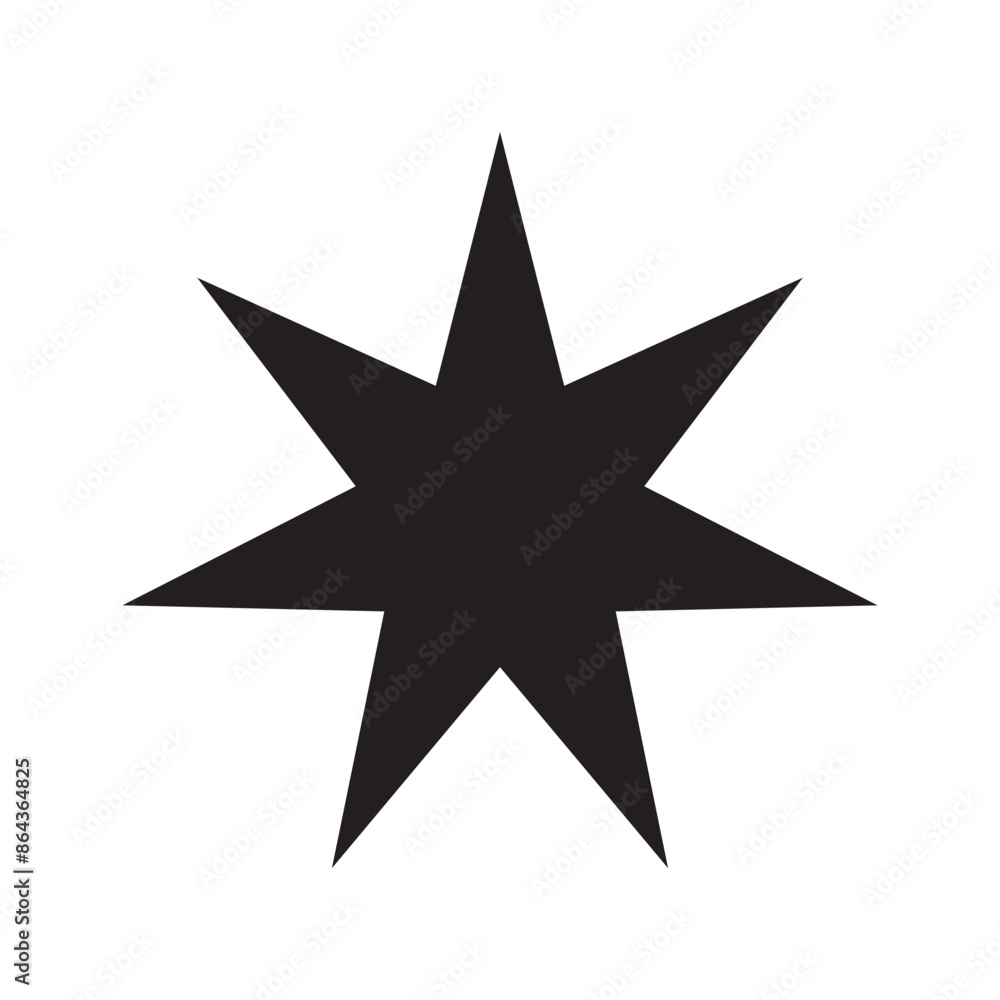 Black star - Vector icon star Icon Vector / star icon / star- Vector icon on white background. Black star - Vector icon star Icon Vector / star icon / star- Vector icon on white background.
