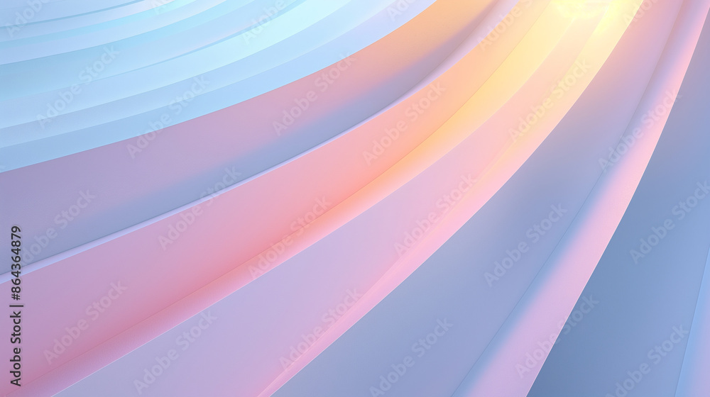A colorful, abstract design with a blue and pink stripe A colorful, abstract design with a blue and pink stripe