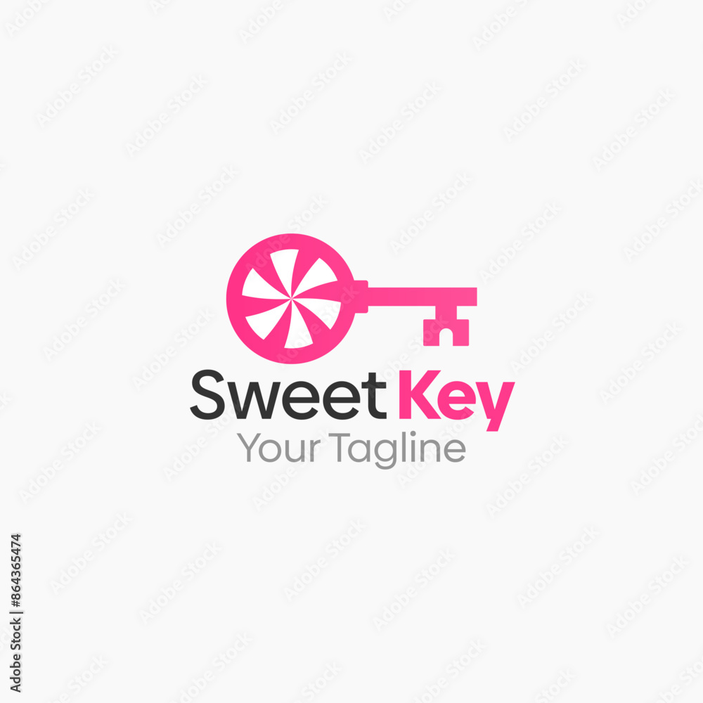 Sweet Key Logo Vector Template Design. Good for Business, Start up, Agency, and Organization Sweet Key Logo Vector Template Design. Good for Business, Start up, Agency, and Organization