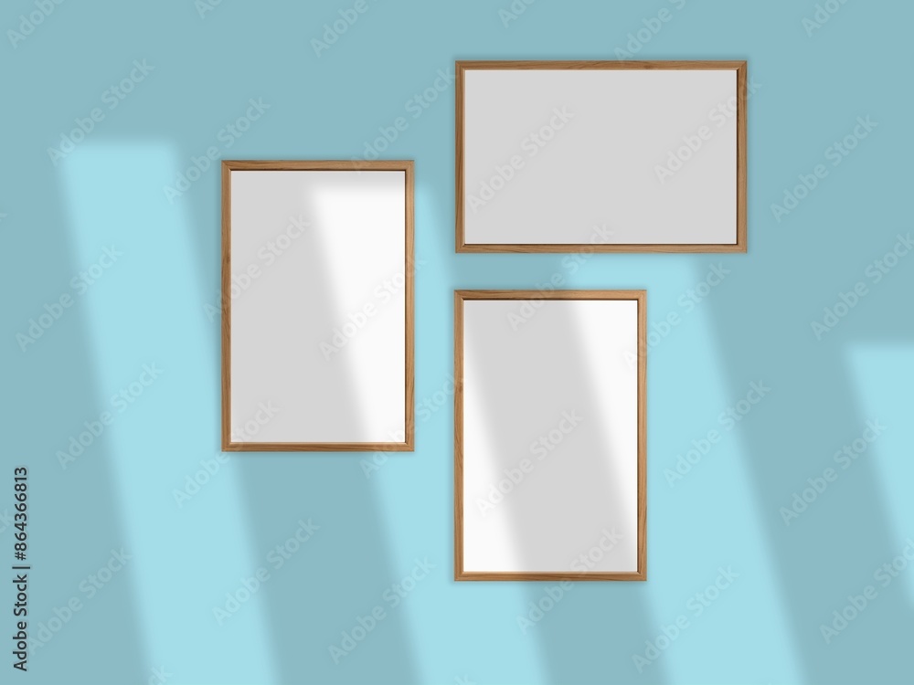 Minimal picture poster frame mockup Minimal picture poster frame mockup