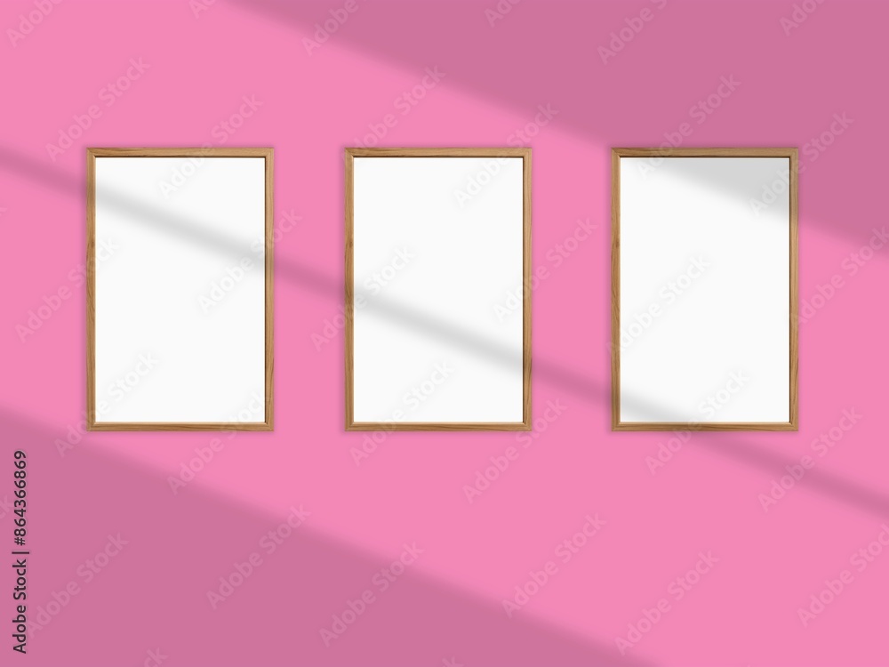 Minimal picture poster frame mockup Minimal picture poster frame mockup