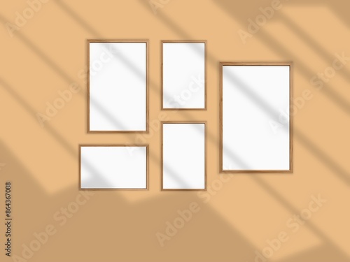 Minimal picture poster frame mockup