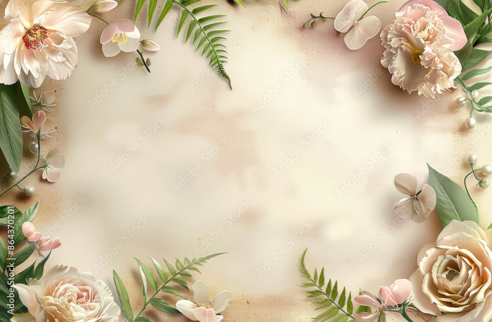 frame of flowers frame of flowers