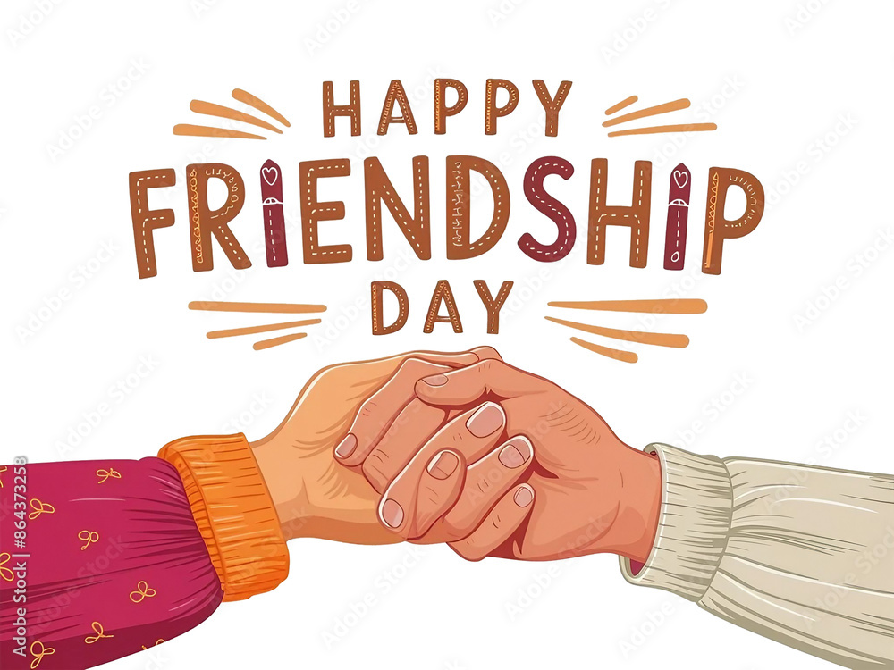 Celebrating Friendship Day Hands Clasped in Unity and Love Forever isolated on a transparent background Celebrating Friendship Day Hands Clasped in Unity and Love Forever isolated on a transparent background