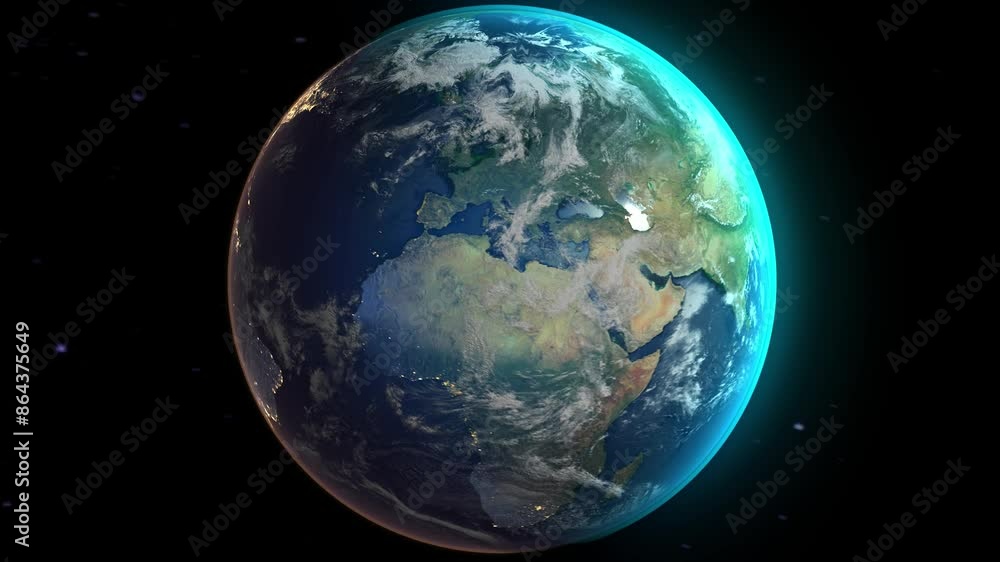 Realistic Earth Zoom to Countries from Space and Orbit United States Version 4K 60 FPS Realistic Earth Zoom to Countries from Space and Orbit United States Version 4K 60 FPS