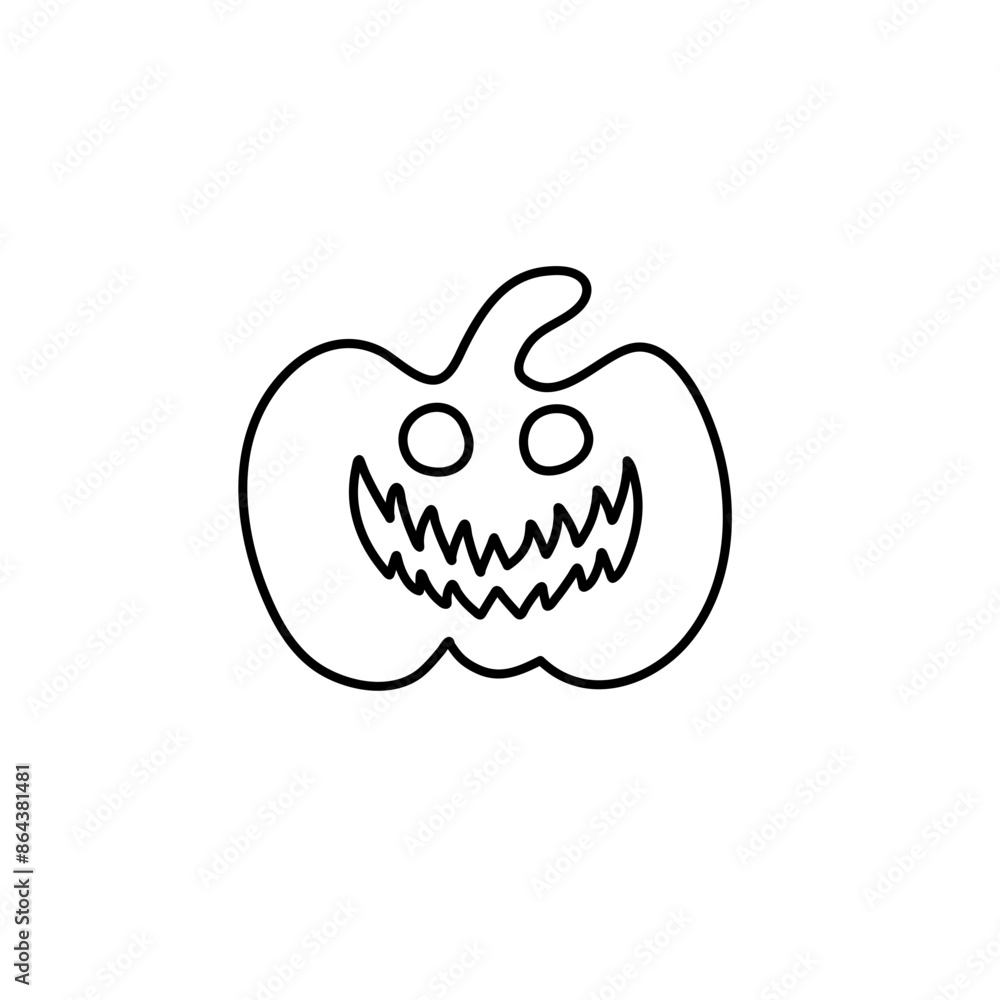 Pumpkin line icon Pumpkin line icon