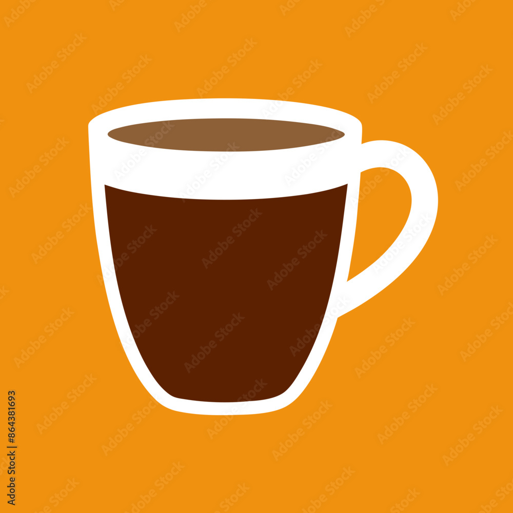 Coffee cup logo icon vector illustration.
Coffee cup logo icon vector illustration.