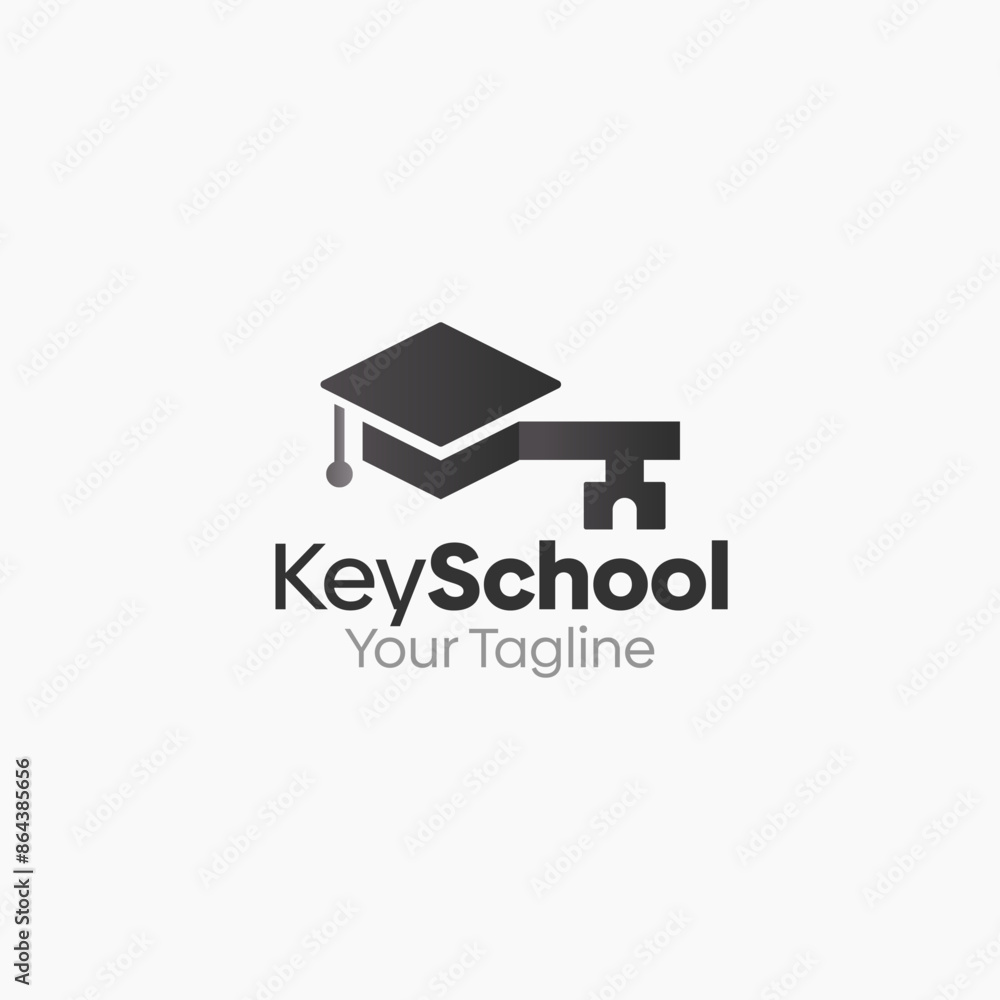 Key School Logo Vector Template Design. Good for Business, Start up, Agency, and Organization Key School Logo Vector Template Design. Good for Business, Start up, Agency, and Organization