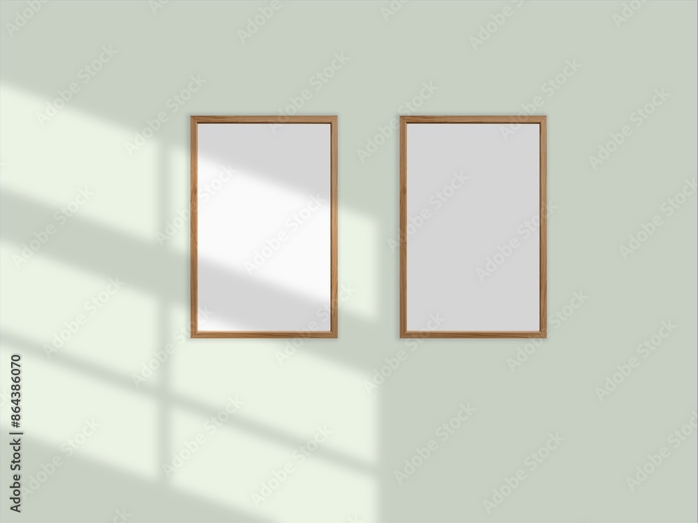 Empty frame on a wall mockup template blank picture frame Empty frame on a wall mockup template blank picture frame