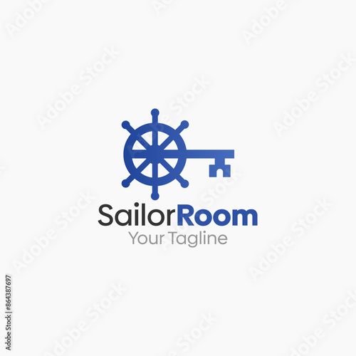 Sailor Room Logo Vector Template Design. Good for Business, Start up, Agency, and Organization