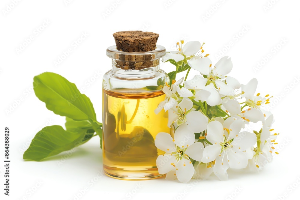 Meadowfoam Seed Oil isolate on white background