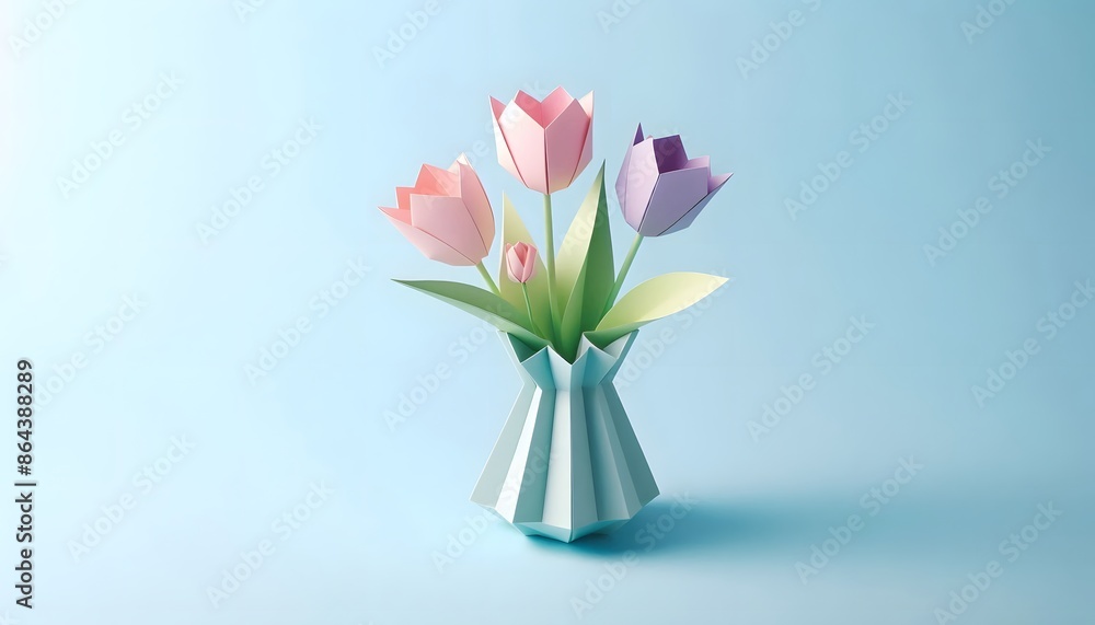 Fototapeta premium tulips in vase