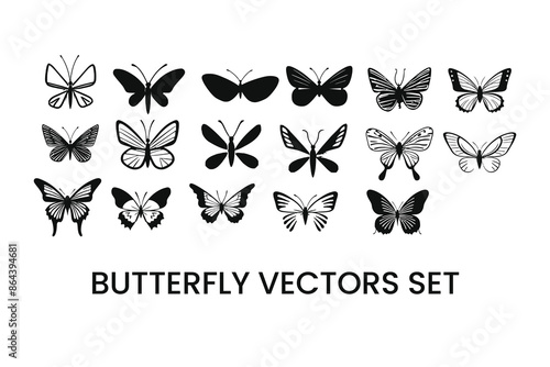 black and white butterflies Logo Vector Sublimation Design