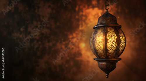 old lamp on the wall
