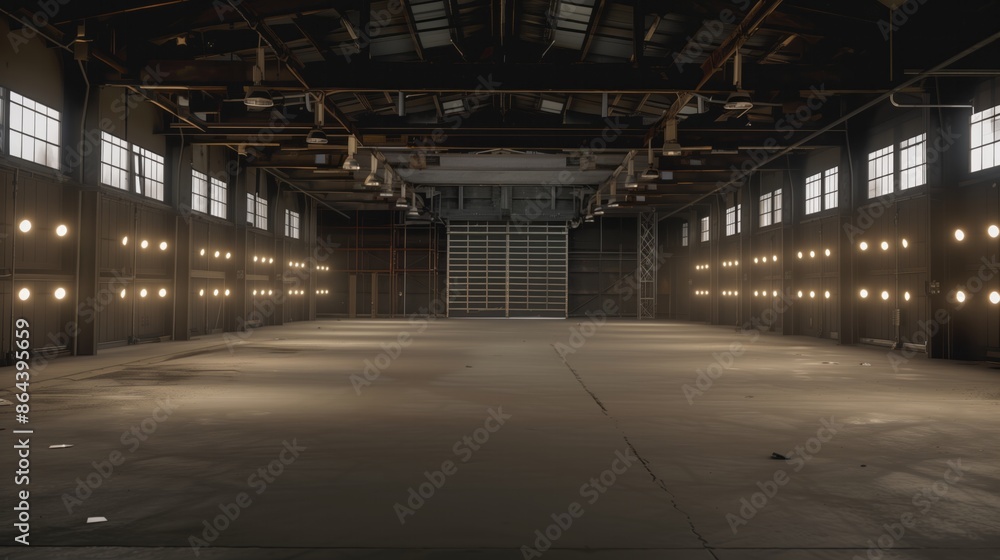 Warehouse Very large and empty. Warehouse Very large and empty.