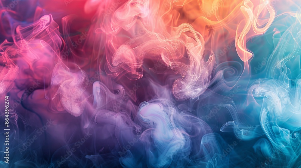 Abstract colorful smoke background, vibrant and dynamic visual concept Abstract colorful smoke background, vibrant and dynamic visual concept