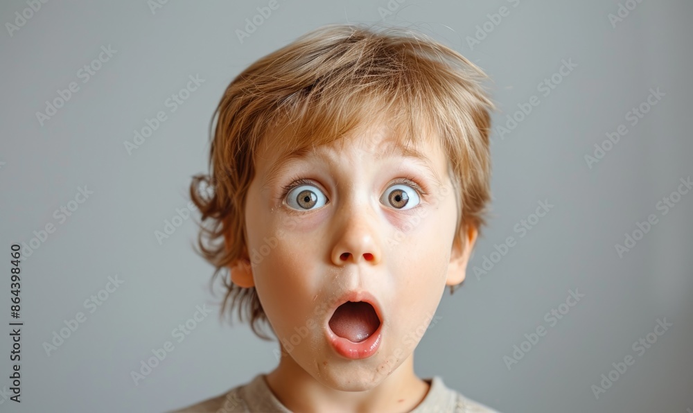 Crazy Confused Child Boy Expression Crazy Confused Child Boy Expression