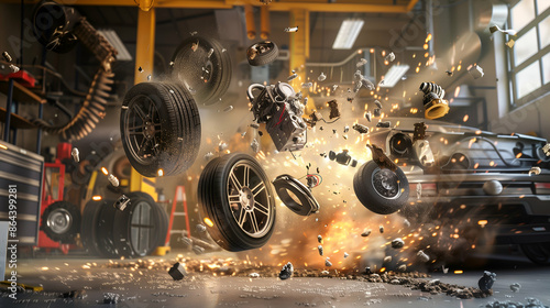 Car Parts Explosion.