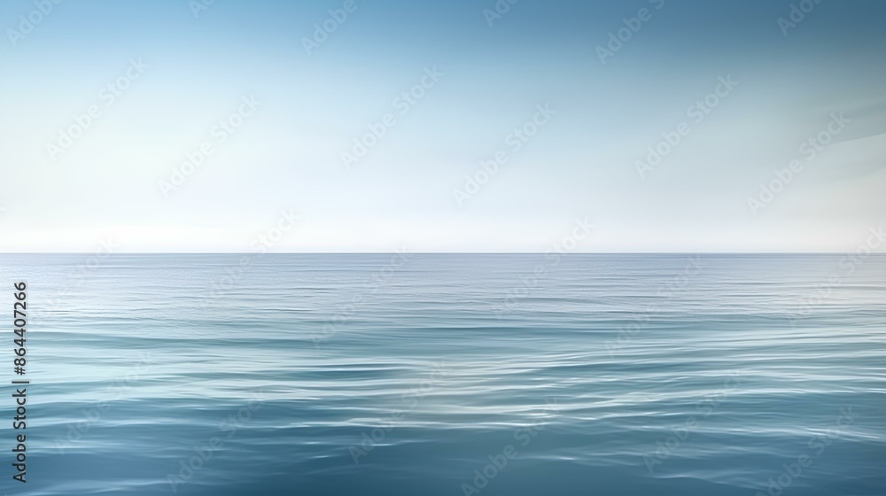 A seamless ocean view with a soft horizon under a clear blue sky. A seamless ocean view with a soft horizon under a clear blue sky.