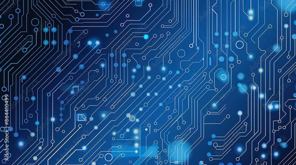 blue circuit board background blue circuit board background