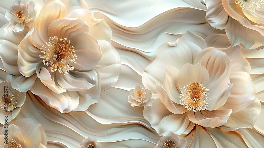 Beautiful Floral wall art, realistic hand drawn flowers artwork decoration background design
Beautiful Floral wall art, realistic hand drawn flowers artwork decoration background design