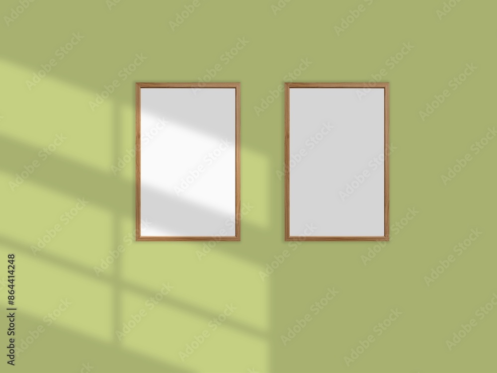 Vertical and horizontal frames on wall, gallery wall Vertical and horizontal frames on wall, gallery wall