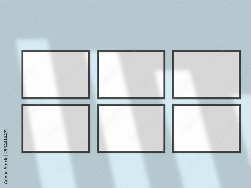 Vertical and horizontal frames on wall, gallery wall Vertical and horizontal frames on wall, gallery wall