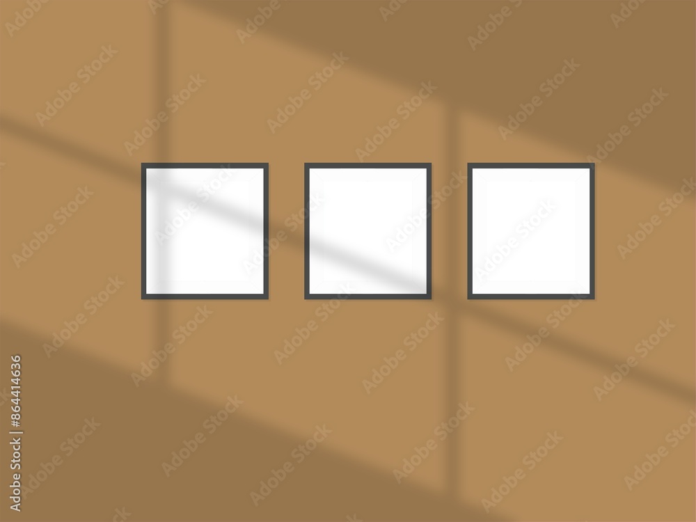 Vertical and horizontal frames on wall, gallery wall Vertical and horizontal frames on wall, gallery wall