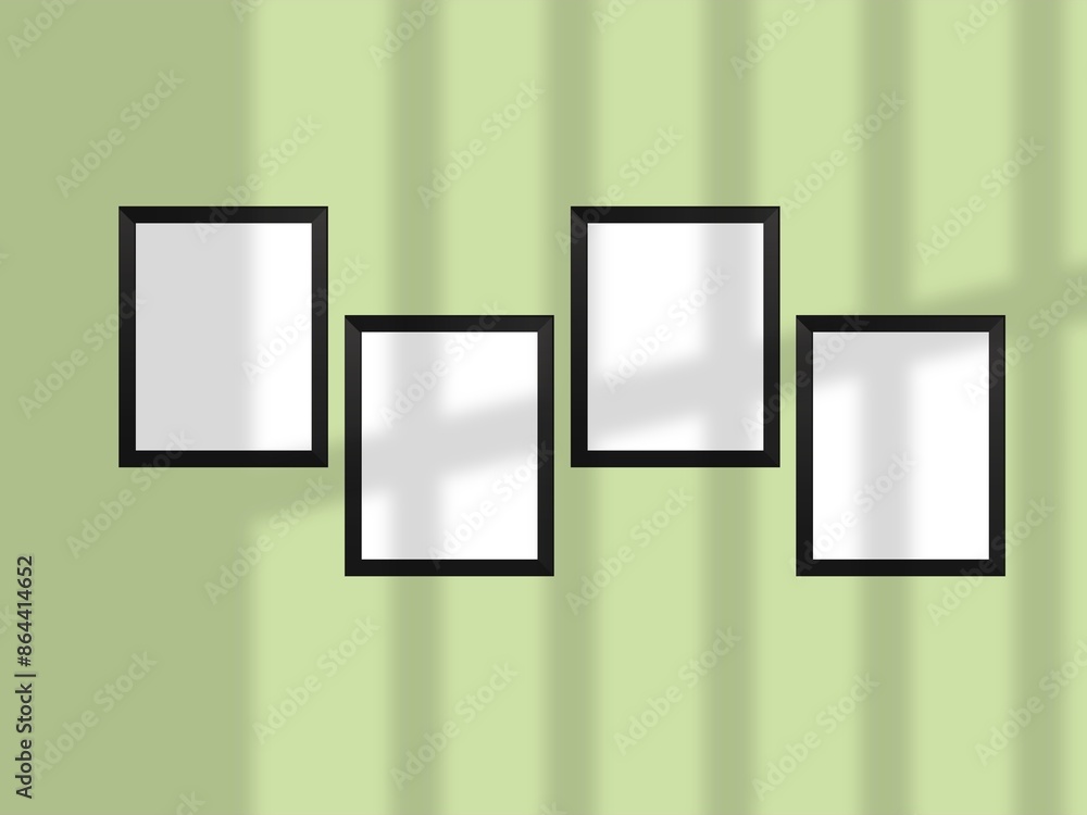 Vertical and horizontal frames on wall, gallery wall Vertical and horizontal frames on wall, gallery wall