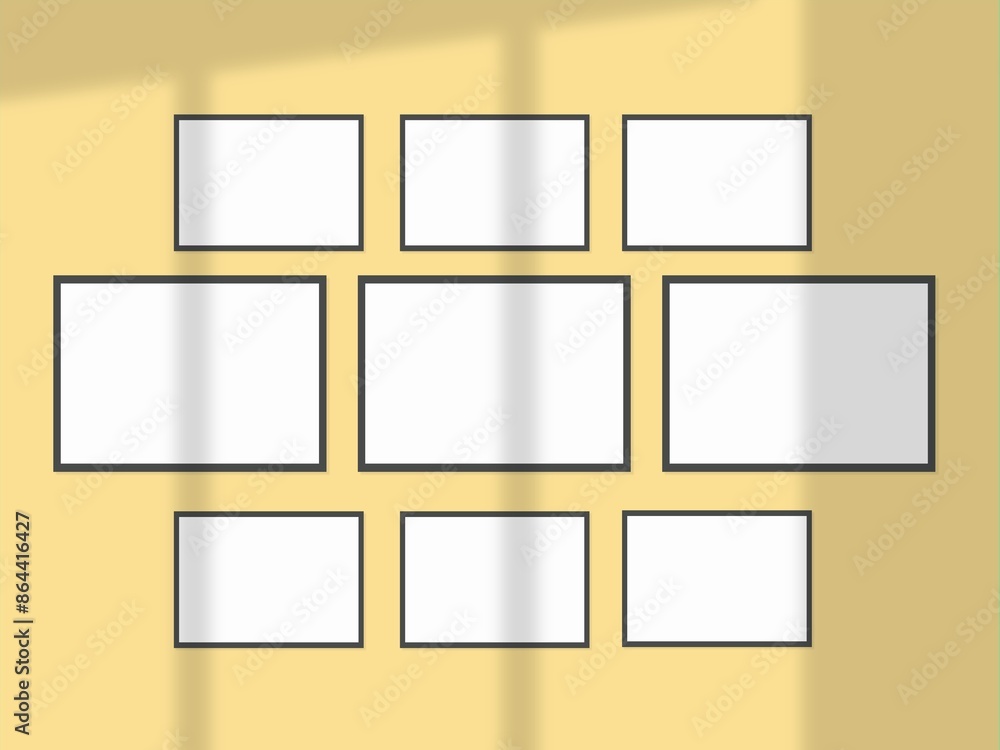 Portrait poster frame mockup with copy space Portrait poster frame mockup with copy space