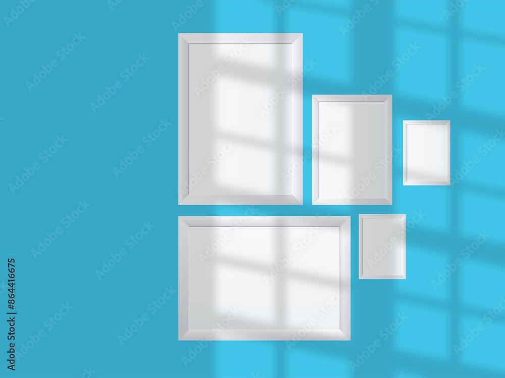Portrait poster frame mockup with copy space Portrait poster frame mockup with copy space