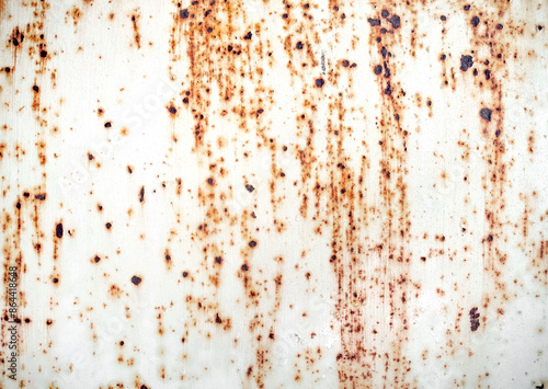 фотографія Rust spread on white metals plate texture