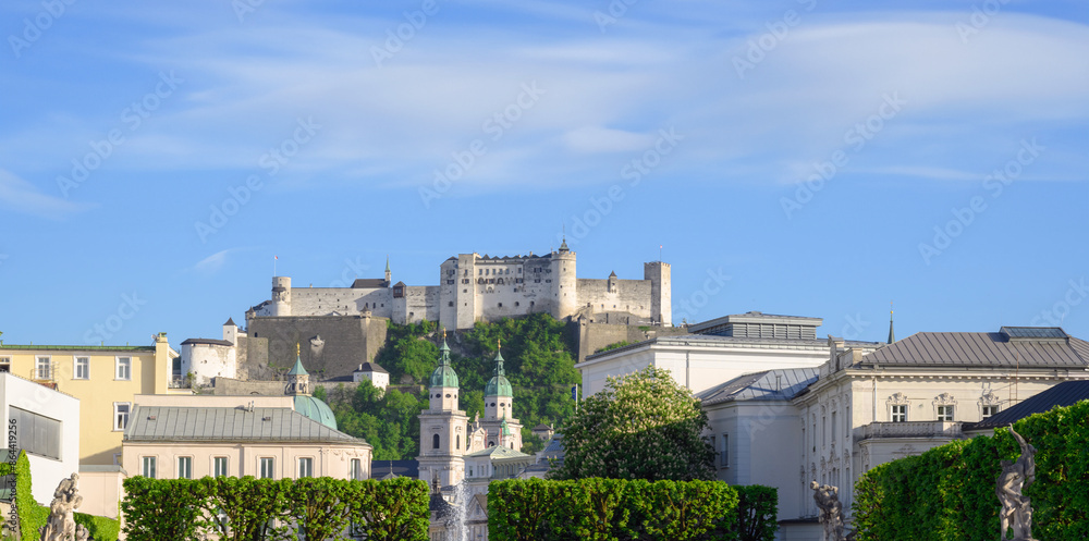 Fototapeta premium Salzburg, Austria. Beautiful view of the city.