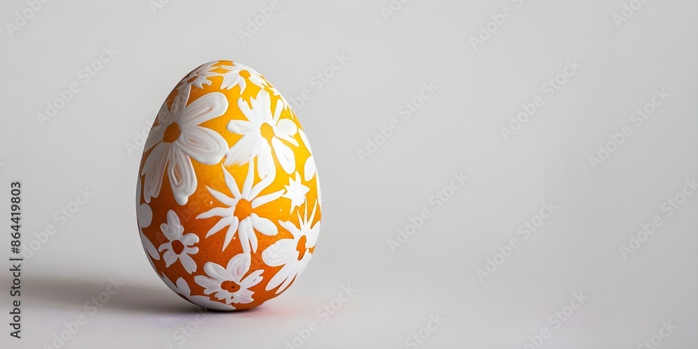 Highquality stock photo single Easter egg on white background. Concept Easter egg, Single egg, Stock photo, High quality, White background Highquality stock photo single Easter egg on white background. Concept Easter egg, Single egg, Stock photo, High quality, White background