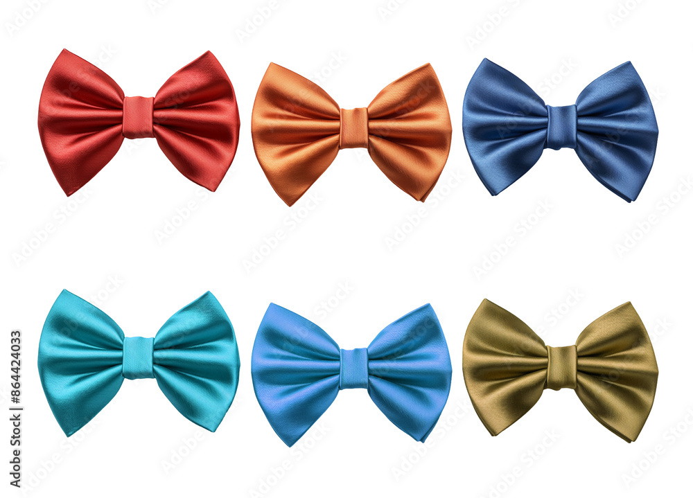 set of colorful bow ties set of colorful bow ties