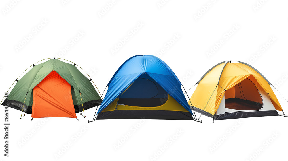 tent on white background tent on white background