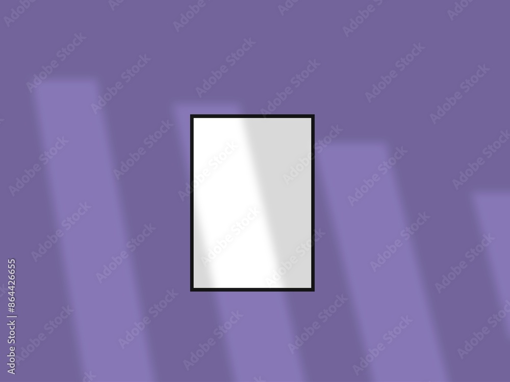 Realistic photo frame blank mockup. Realistic photo frame blank mockup.