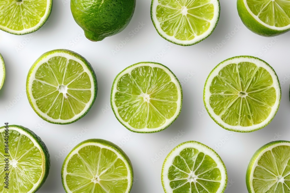 Limes Pattern Background Limes Pattern Background