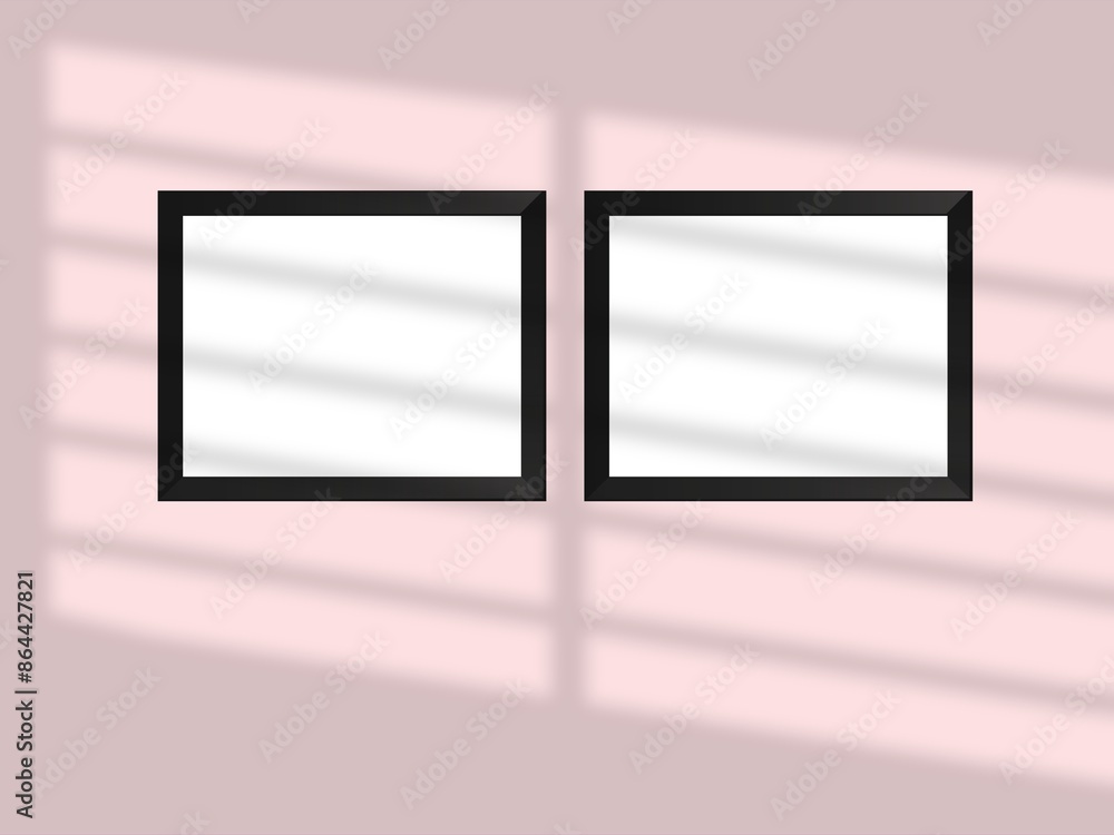 Minimalist frame mockup on background with shadow Minimalist frame mockup on background with shadow