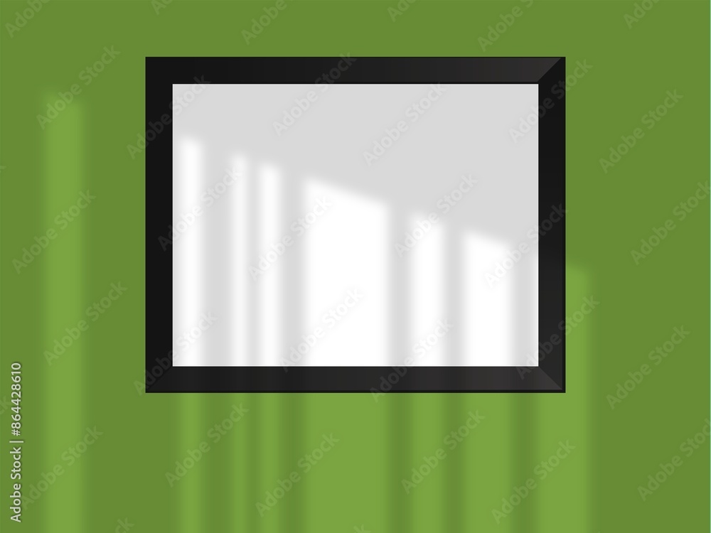 Soft frame blank mockup with color background Soft frame blank mockup with color background