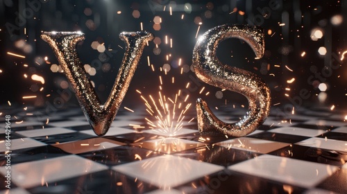 The Glittering VS Letters