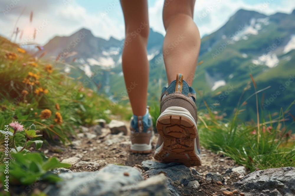 Hiking Adventure in the Mountains Hiking Adventure in the Mountains