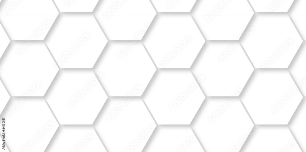 White Hexagonal Background. Luxury White Pattern. Vector Illustration. 3D Futuristic abstract honeycomb mosaic white background. geometric mesh cell texture. modern futuristic wallpaper. White Hexagonal Background. Luxury White Pattern. Vector Illustration. 3D Futuristic abstract honeycomb mosaic white background. geometric mesh cell texture. modern futuristic wallpaper.