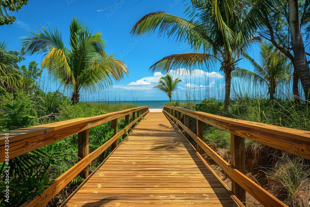 Boardwalk to Tropical Beach Boardwalk to Tropical Beach
